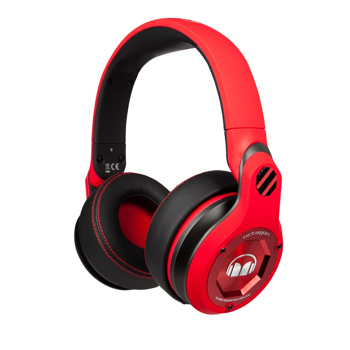 Наушники MONSTER OCTAGON (RED) OVER-EAR - рис.0
