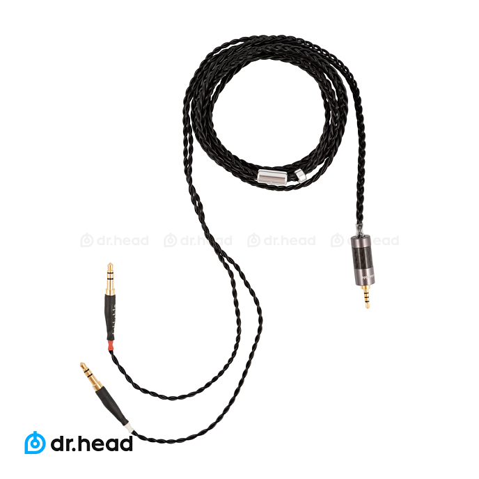 Кабель Labkable SilverBlack for Meze 99 AK balance 2.5 - рис.0