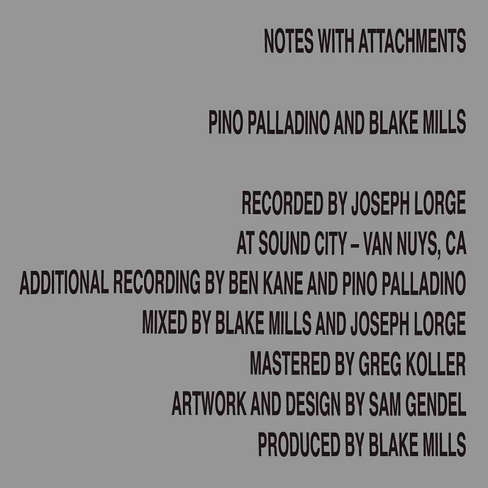 Виниловая пластинка Pino Palladino and Blake Mills - Notes With Attachments LP - рис.0