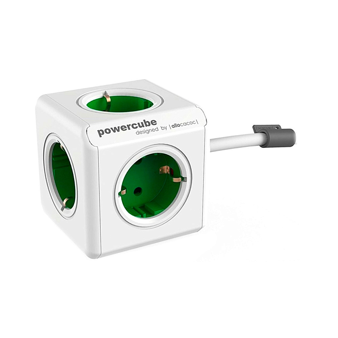 Сетевой фильтр Allocacoc Extended Green 1.5m - рис.0