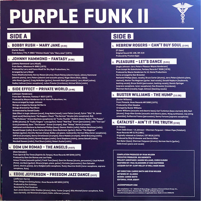 Пластинка Various Artists - Jazz Dispensary: Purple Funk (coloured) LP - рис.1