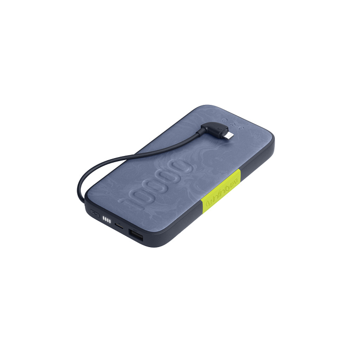 Внешний аккумулятор InfinityLab InstantGo 10000 Built-in Lightning Cable Blue - рис.0