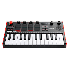 MIDI-клавиатура AKAI Professional MPK Mini Play MK3 Black Red