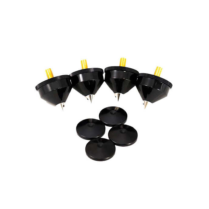 Шипы и диски Creaktiv Floor Cones set 4 Black - рис.0