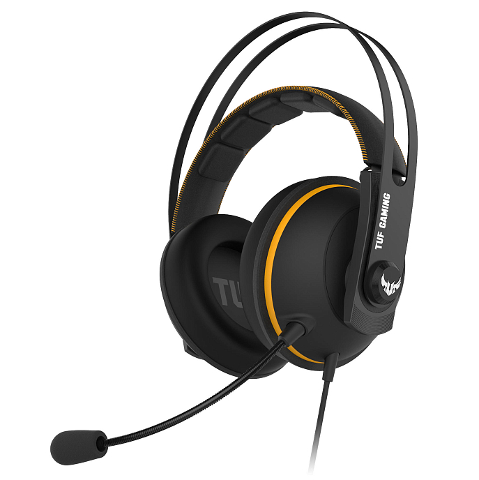 Игровая гарнитура Asus TUF Gaming H7 Core Black-Yellow - рис.0