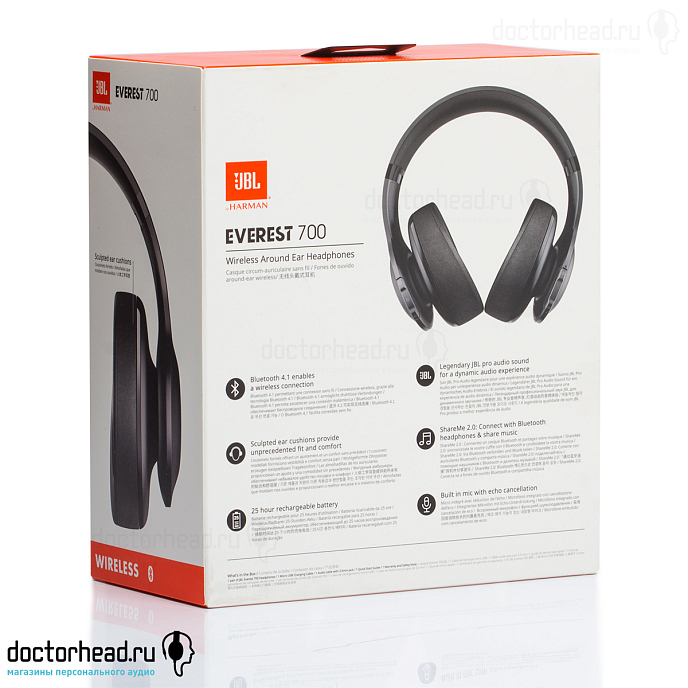 Беспроводные наушники JBL Everest 700 BT Black - рис.26