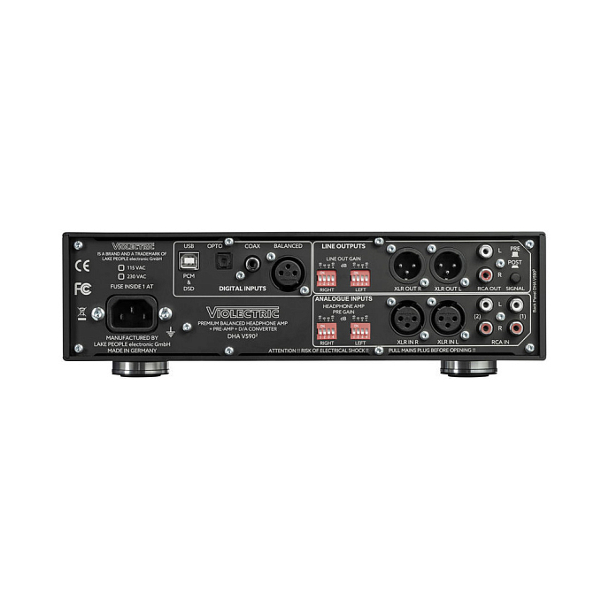 Усилитель-ЦАП для наушников Violectric DHA V590 MK2 PRO Black - рис.2