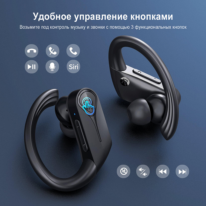 Беспроводные наушники Mpow Flame Solo Black - рис.5