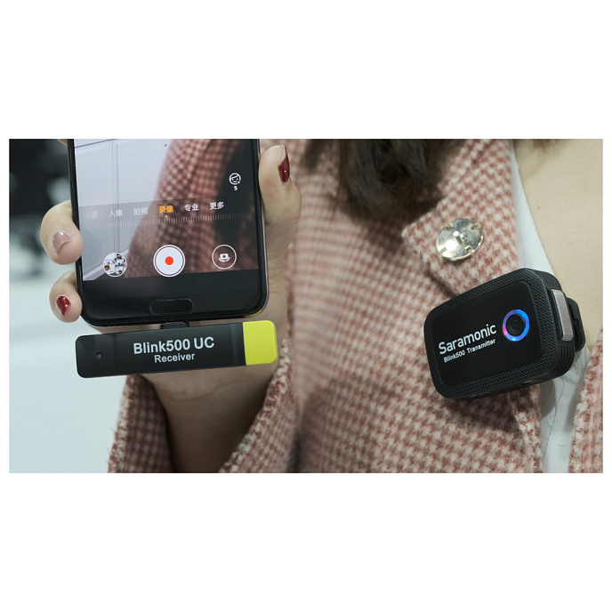 Микрофон беспроводной Saramonic Blink500 B6 TX/TX/RXUC Black - рис.4