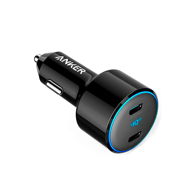 Автомобильное зарядное устройство Anker PowerDrive+ III Duo Origin Black - рис.0