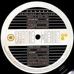Пластинка Sandra - Paintings In Yellow LP