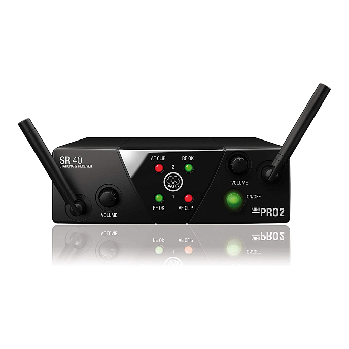 Радиосистема AKG WMS40 Mini Dual Instrumental Wireless System Set US45A-C - рис.1