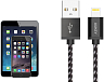 Кабель Aukey USB to Lightning Textile Cable 1.2m Black - рис.2
