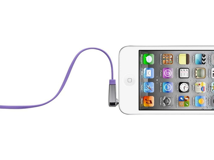 Кабель Belkin Mixit Flat Audio Cable Purple - рис.1