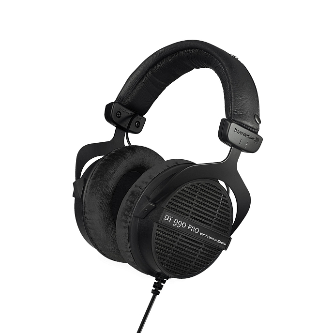 Наушники мониторные Beyerdynamic DT 990 PRO 80 Ω LE black полноразмерные наушники открытого типа_OpenBox - рис.0