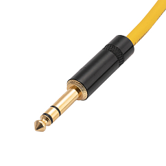 Кабель HeadMade Pro XLR-M - 6.3mm stereo Yellow 3m