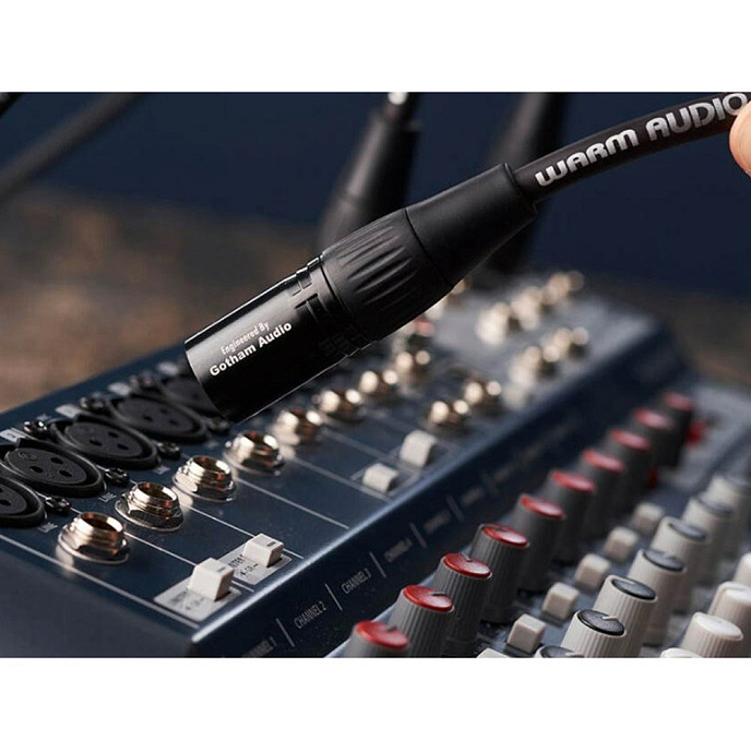 Кабель Warm Audio Pro XLR-m - 6.3mm Black 1.8m - рис.1