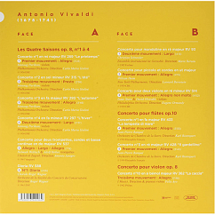 Пластинка Antonio Vivaldi – The Masterpieces Of Antonio Vivaldi LP