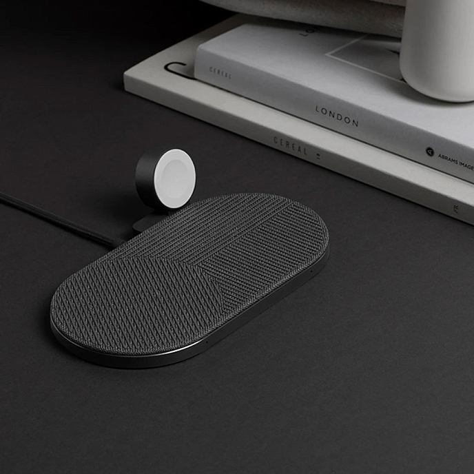 Беспроводная зарядка Native Union Drop Xl Watch Wireless Charger 10W Grey - рис.7