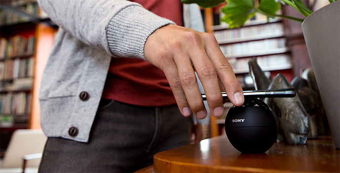 Портативная колонка SONY SRS-BTV5 Black - рис.4