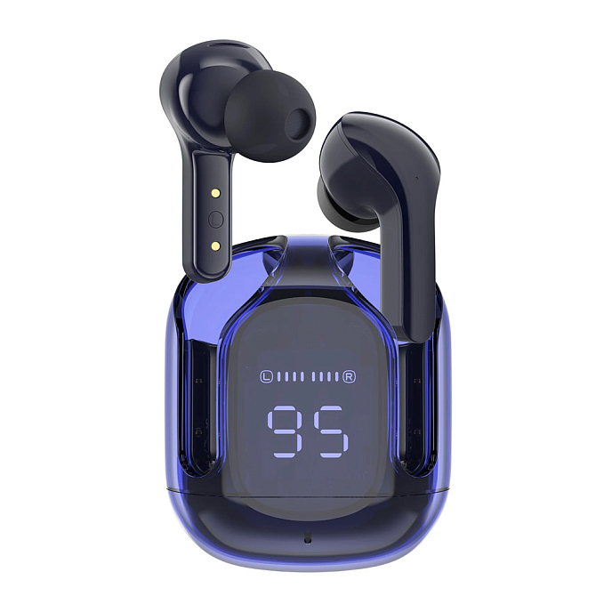 Беспроводные наушники ACEFAST Crystal T6 Sapphire Blue - рис.0