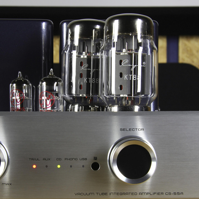Интегральный усилитель Cayin CS-55A KT88 Silver - рис.4