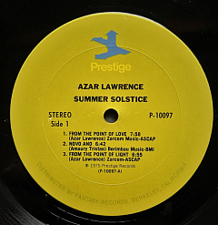 Виниловая пластинка Azar Lawrence ‎– Summer Solstice LP