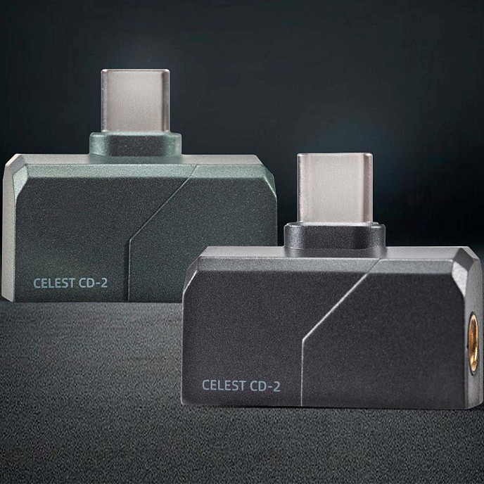 ЦАП Celest CD-2 army green адаптер/цап для наушников usb-c - 3.5mm/4.4mm (SN 100247903)_Уценка - рис.2