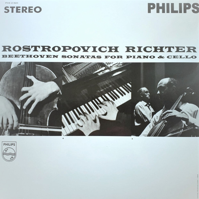 Виниловая пластинка Rostropovich, Richter, Beethoven – Sonatas For Piano and Cello - 2LP - рис.1