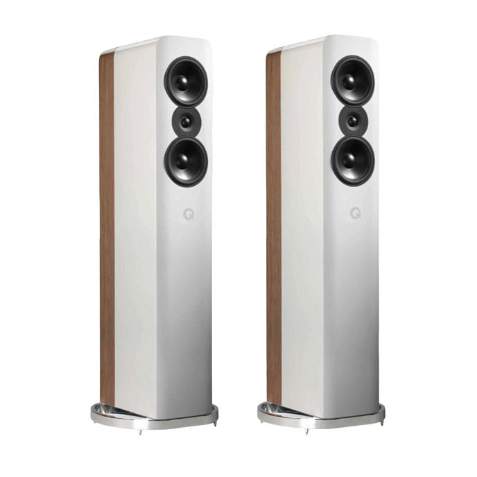 Напольная акустика Q Acoustics Concept 500 Gloss White/Light Oak - рис.0