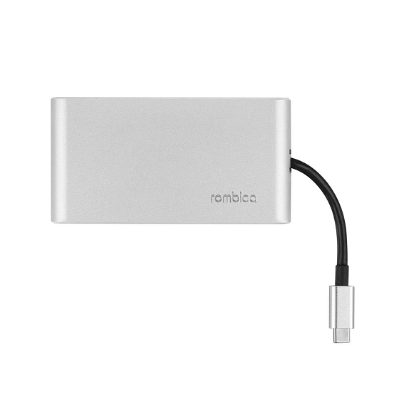 USB HUB Rombica Type-C Hermes Grey - рис.0