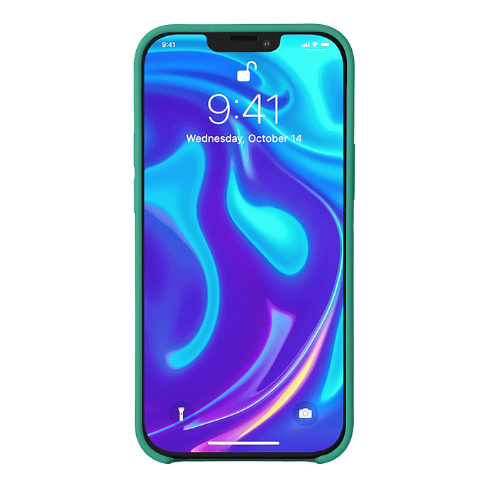 Чехол для смартфонов Deppa Liquid Silicone for Apple iPhone 12 Mini Green - рис.3