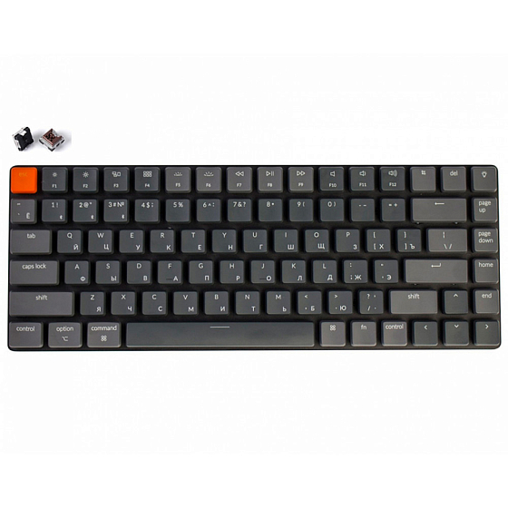 Клавиатура Keychron K3 v2 Black Brown Switch - рис.0