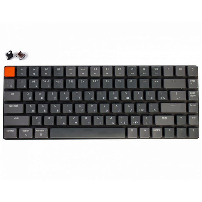 Клавиатура Keychron K3 v2 Black Brown Switch - рис.0