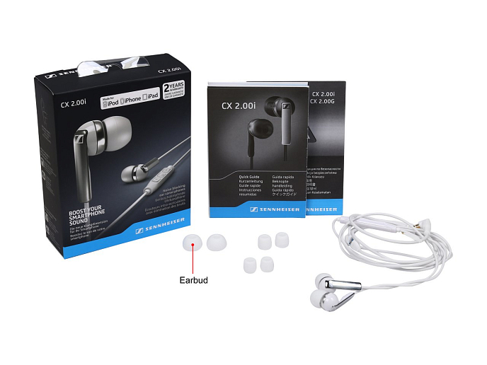 Наушники Sennheiser CX 2.00i White - рис.3