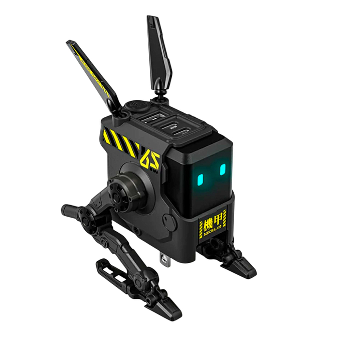 Сетевое зарядное устройство Gravastar Alpha65 Charcoal Gray - рис.0