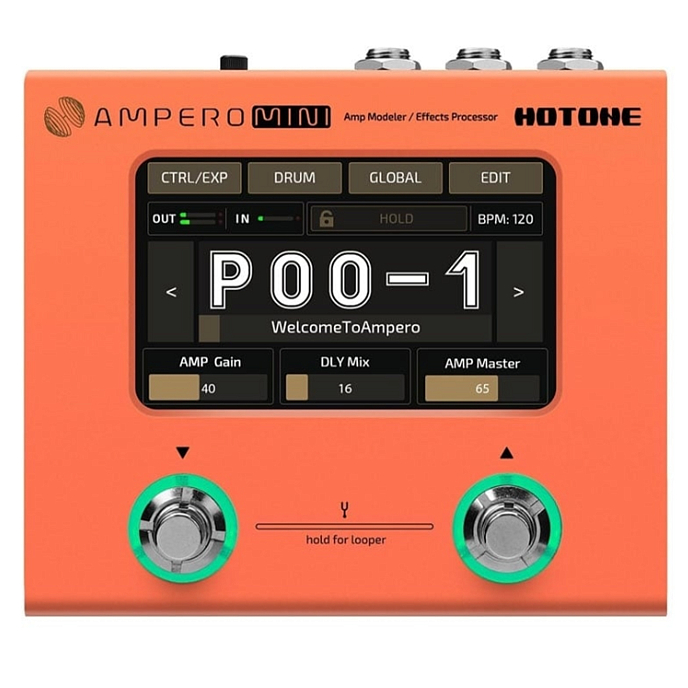 Процессор эффектов Hotone Ampero Mini Orange - рис.0