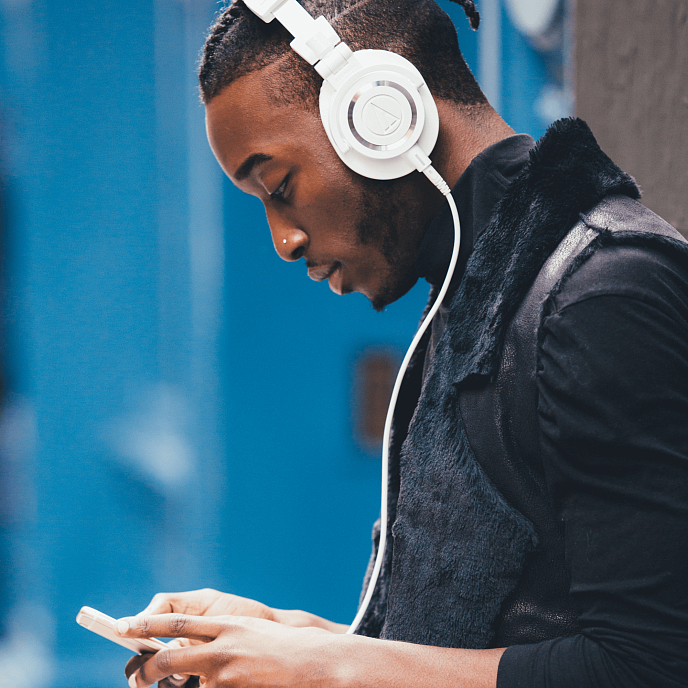 Наушники полноразмерные Audio-Technica ATH-M50xWH White - рис.7