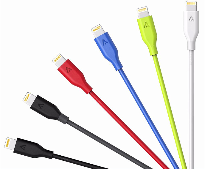 Кабель Anker PowerLine USB to Lightning 0.9m White - рис.5