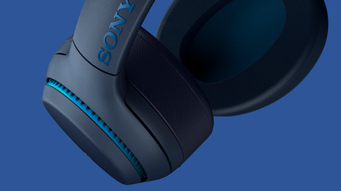 Беспроводные наушники Sony WH-XB900N Blue - рис.11