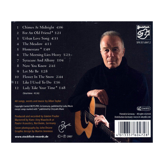 CD-диск Allan Taylor – Old Friends - New Roads CD - рис.1