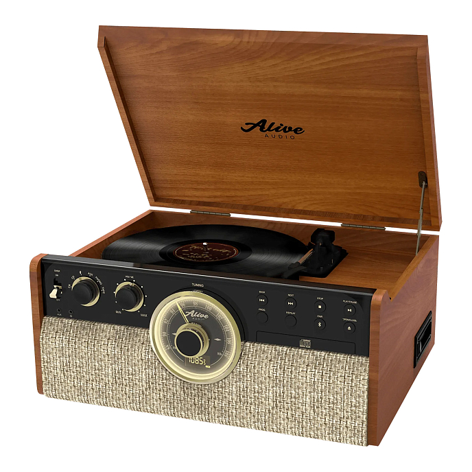 Проигрыватель винила Alive Audio Great Gatsby Light Wood - рис.2