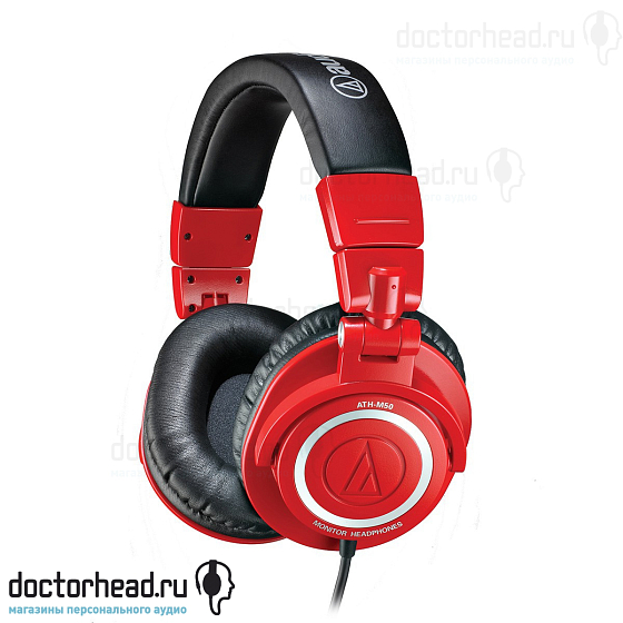 Наушники Audio-Technica ATH-M50 Red - рис.0