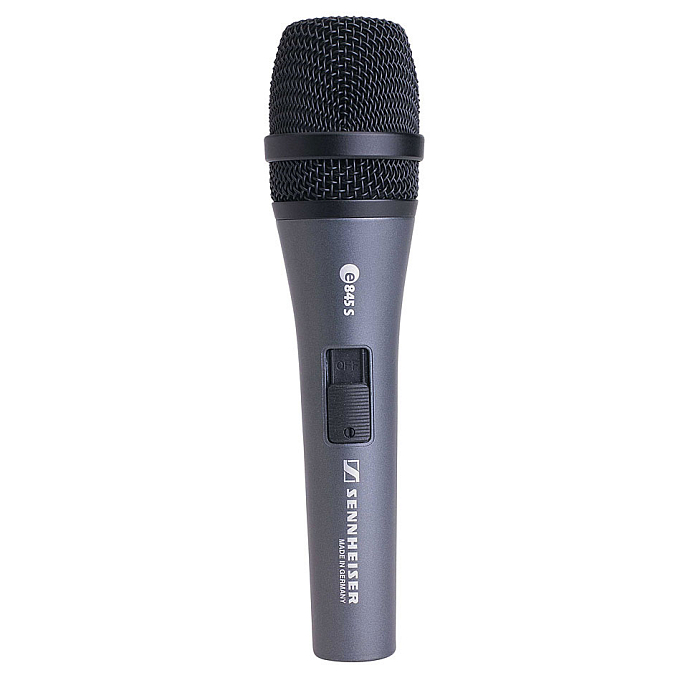 Микрофон вокальный Sennheiser E845 S (004516) динамический вокальный микрофон с выкл., суперкардиоида_OpenBox - рис.1