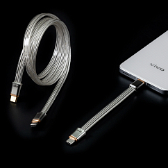Кабель ddHiFi TC19CC Silver USB-C - USB-C 10cm