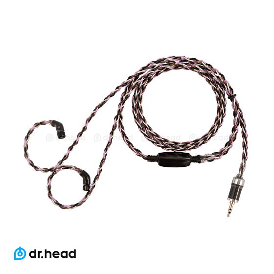 Кабель Hybrid Audio Multi Hybrid Cables JH 4pin 3.5 mm Bass control 1.25 m Black Violet - рис.0