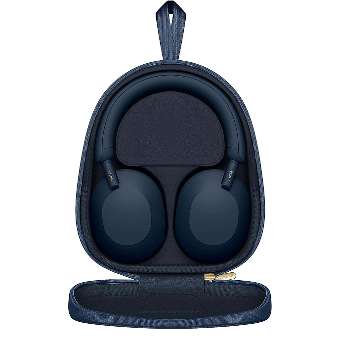 Беспроводные наушники Sony WH-1000XM5 blue - беспроводные полноразмерные наушники с шумоподавлением_OpenBox - рис.4