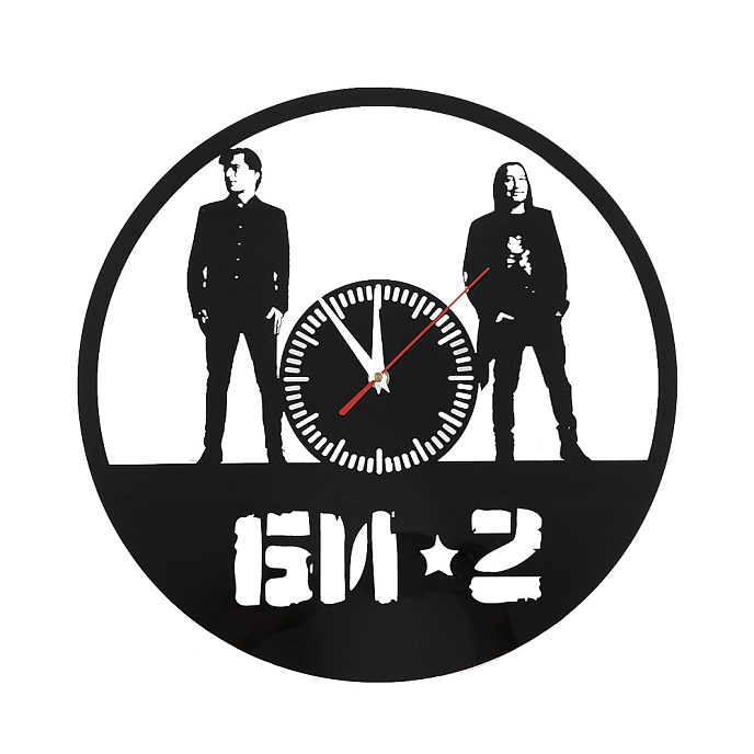 Часы VinylLab Часы из акрила БИ-2 - рис.0