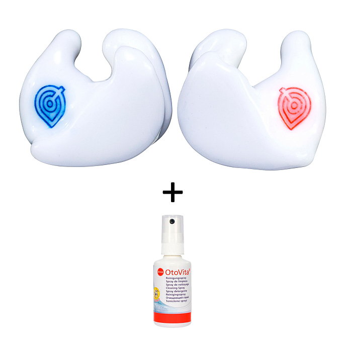 Комплект Беруши для плавания FullBody + OtoVita spray 50 ml разноцветный - рис.0