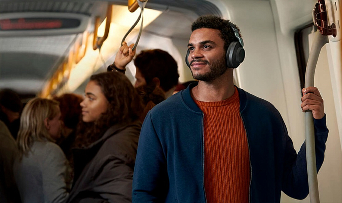 Беспроводные наушники Jabra Elite 85h Gold Beige - рис.7